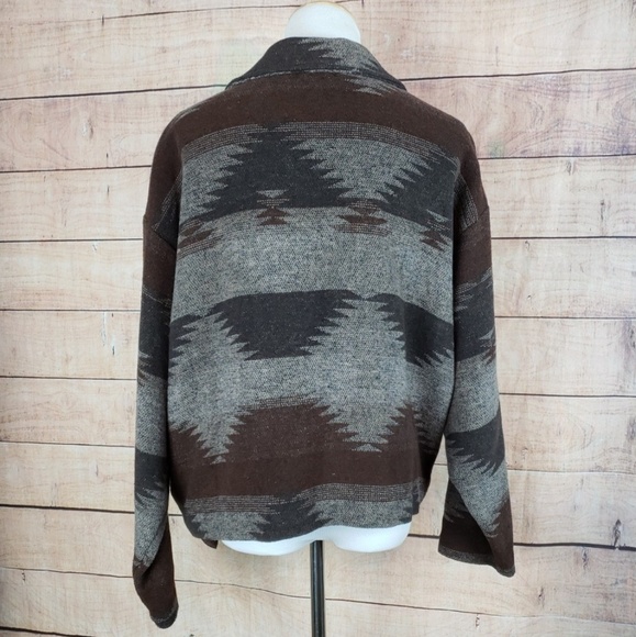 David Paul New York Aztec Print Jacket - Picture 5 of 7